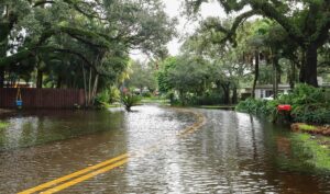 Flood damage restoration service in Round Lake for emergency street and residential water cleanup