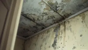 a dirty old room