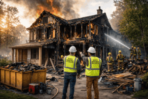 Timely fire damage repair services in Albany County by Quick Response Restoration